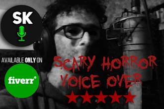 record a scary halloween voice over