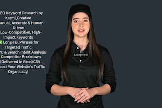 do advanced keyword research and competitor analysis for SEO
