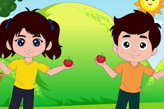 create catchy kids rhymes in hindi and english