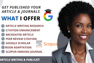 write, publish your research article in scopus indexed journals, google scholar