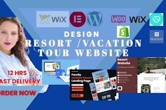 resort website hotel house tour vacation tour booking rental hotel direct book