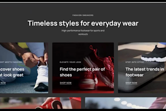 build footwear store, shoe website, sneakers shopify store footwear website