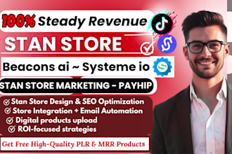 do stan store, stan store marketing, etsy shop, beacons ai store, systeme io