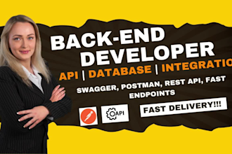 develop and document your restful API with swagger, postman, or slate