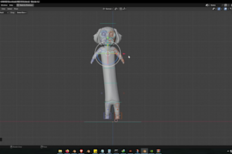 add 3d rig to your 3d character on blender 3d