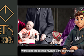 expertly restore black and white photos