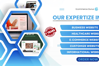 design professional wp landing page, create business wordpress website