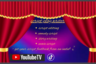 deliver creative and well structured scripts for any purpose