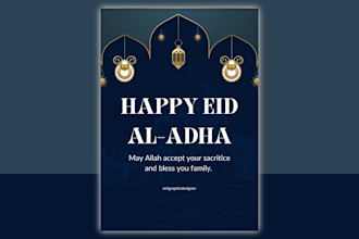 create islamic posters and flyers