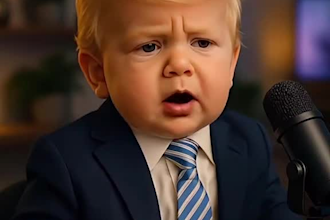 do viral ai baby talking video ai baby podcast ai talking avatar ai podcast