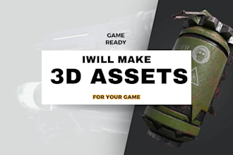 make high quality 3d game assets