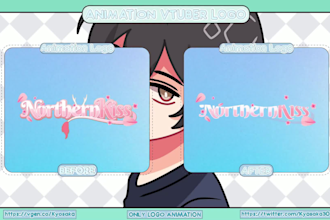 make a logo animation for vtuber and streamer