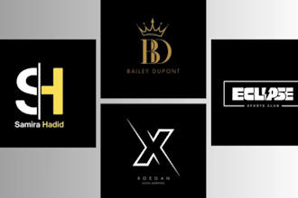 design a modern and attractive name logo
