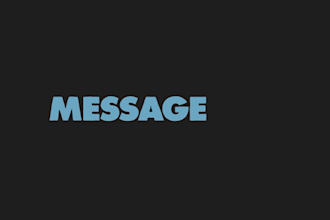 do minimalist kinetic typography animation and explainer video