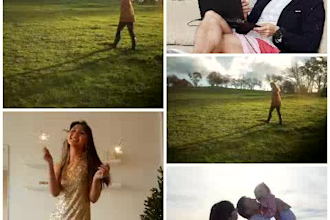 design video collage , split screen , video grid effect