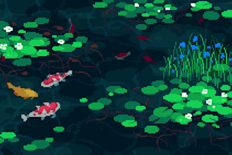 design custom game art with pixel animation and pixel art background