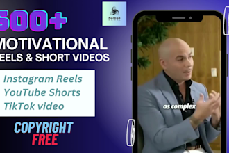 create motivational reels for instagram and youtube shorts
