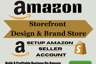 create amazon store, amazon storefront design, amazon brand store setup