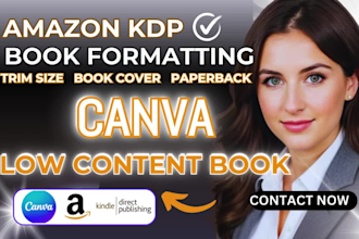 design format quality book formatting layout canva ebook, planner kdp publishing
