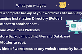 do wordpress site backup, migrate, clone, transfer to new domain