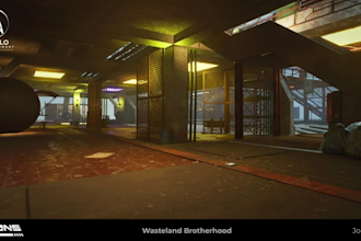 create a 3d assets for environment art game