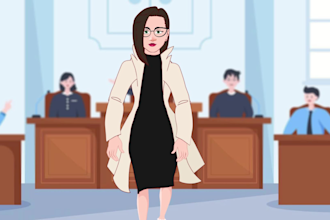 2d cartoon videos, 2d animation of castom style