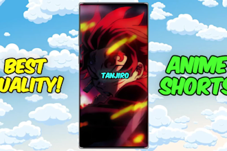 create viral anime shorts, reel and tiktok
