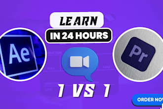 teach adobe after effects and premiere pro from basic to advanced