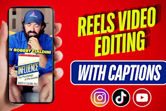 edit instagram reels, tiktok videos and youtube shorts with captions