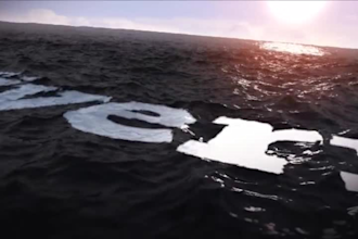 make an awesome water floating logo video intro