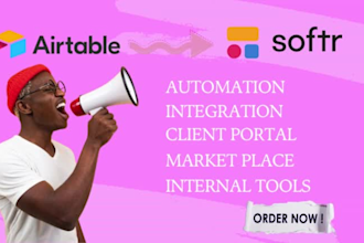 build client portals with softr airtable glide zapier