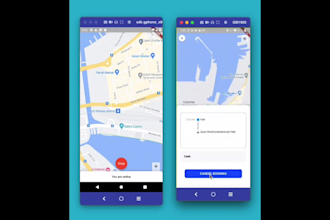 develop taxi , delivery app for android and ios devices