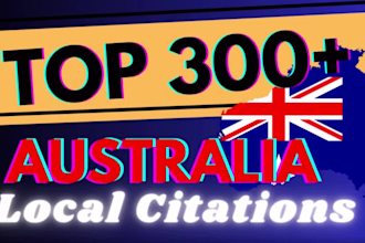 do australia local citations business listing directory submission backlinks