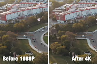 upscale your videos to 4k or 8k