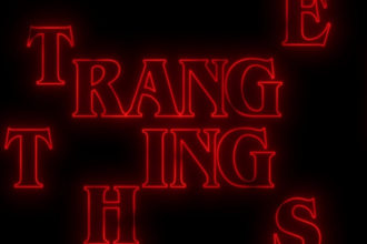create custom stranger things cinematic intro with your text