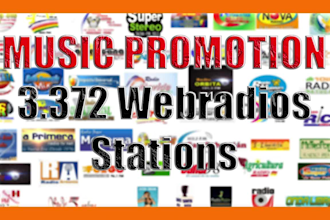 send your music to 3,372k web radio stations