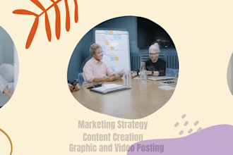 be your social media manger and assistant for all  platforms