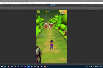 develop unity 2d platformer or top down game, 2d endless runner game