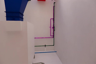 3d model  mep, fire protection, and architectural drawings