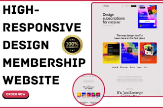 design wordpress membership subscription memberpress lms learndash website