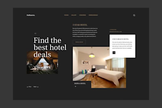 design vacation rental website hotel booking airbnb lodgify
