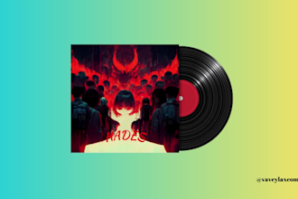 make album and single cover for your rap song