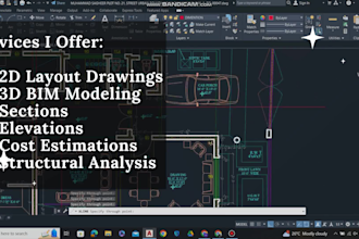 create 2d and 3d house plans in autocad