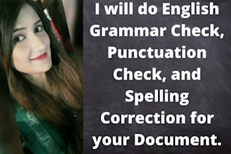 do a grammar check, punctuation check, and spelling correction for you