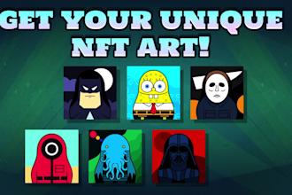 Best Price!  create unique nft crypto art for you
