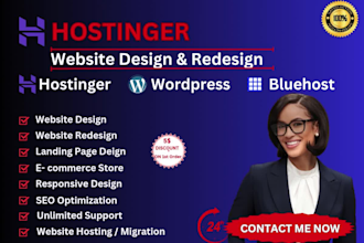 build hostinger website redesign wordpress website hostinger website bluehost