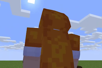 create 3d minecraft animation video or music video with custom scenes