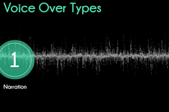 record a female portuguese voice over narration