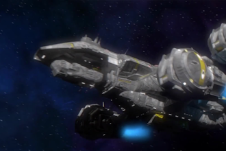 create epic 3d space game trailer cinematic spaceships