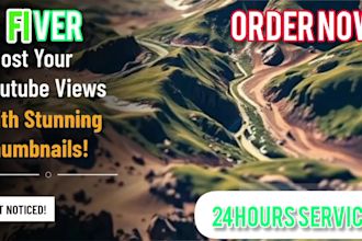 design eyecatching thumbnail boosting gig visibility